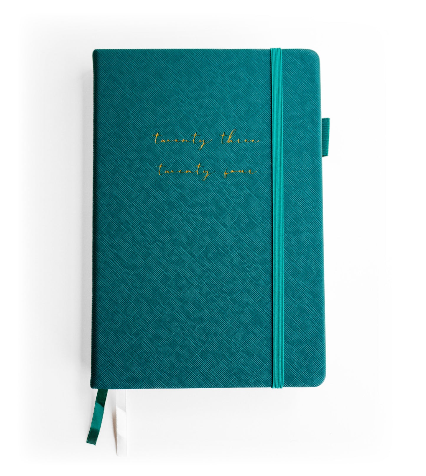 Personalized Illustrated Planner Turquoise
