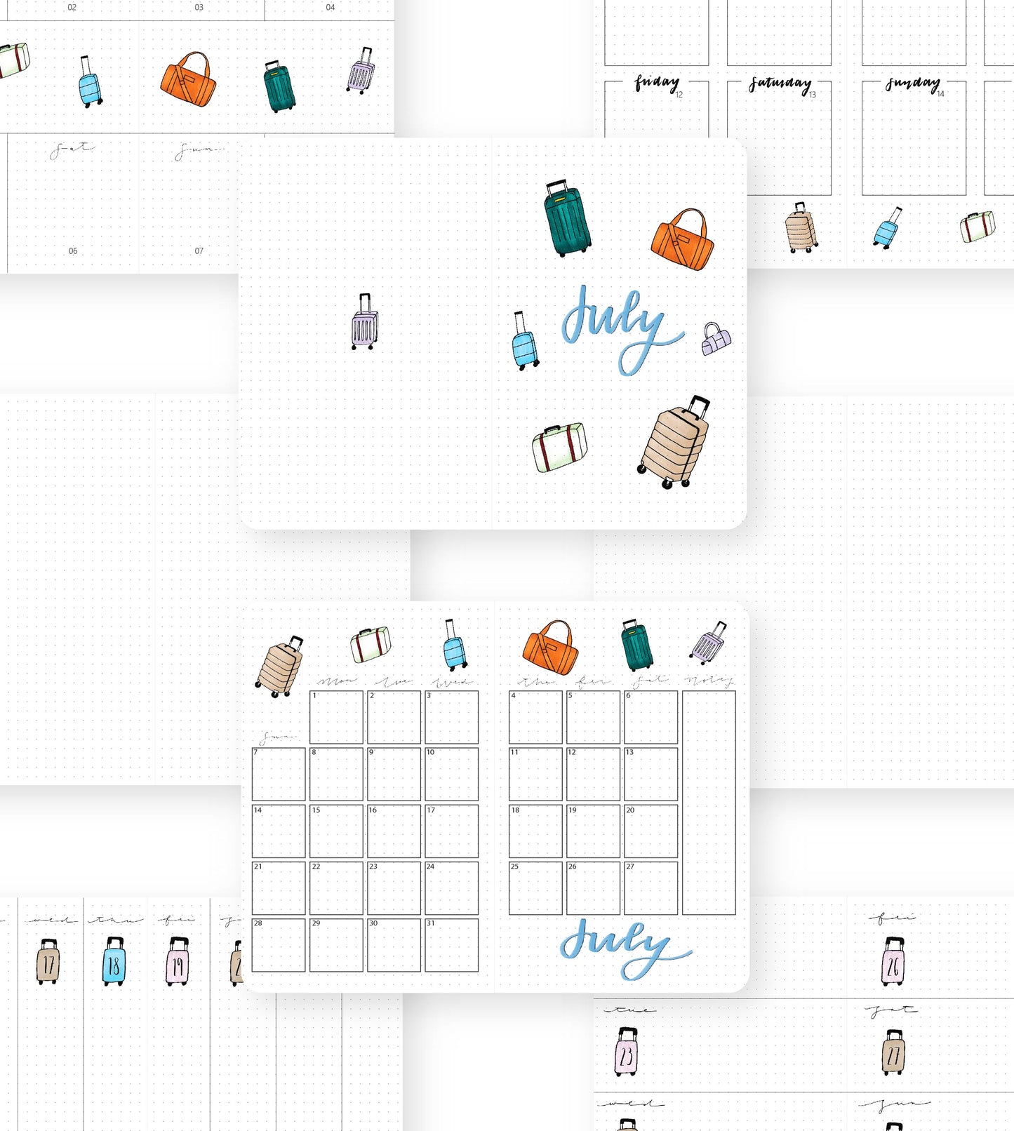 2024 Illustrated Planner Sky