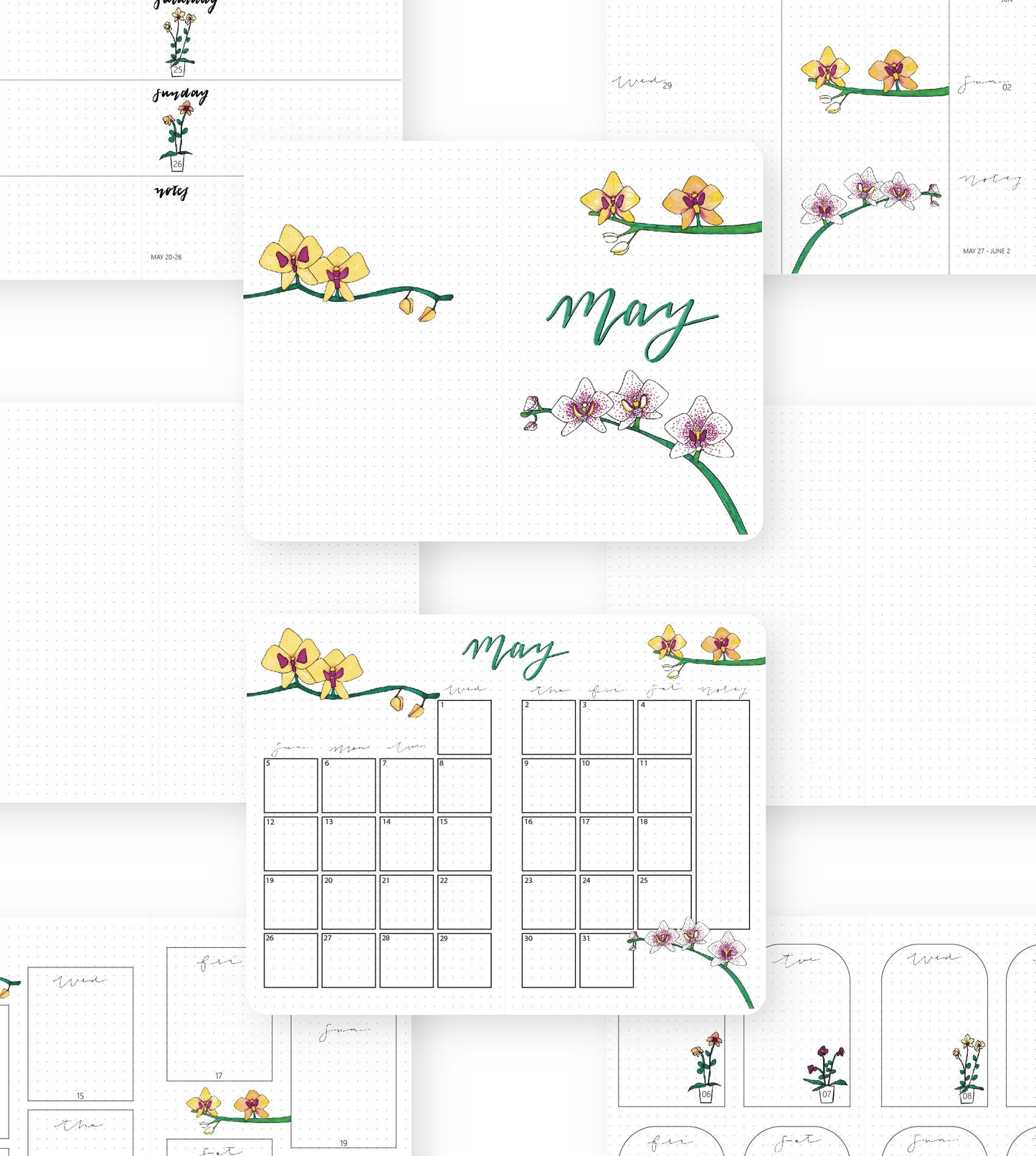 2024 Illustrated Planner Sky
