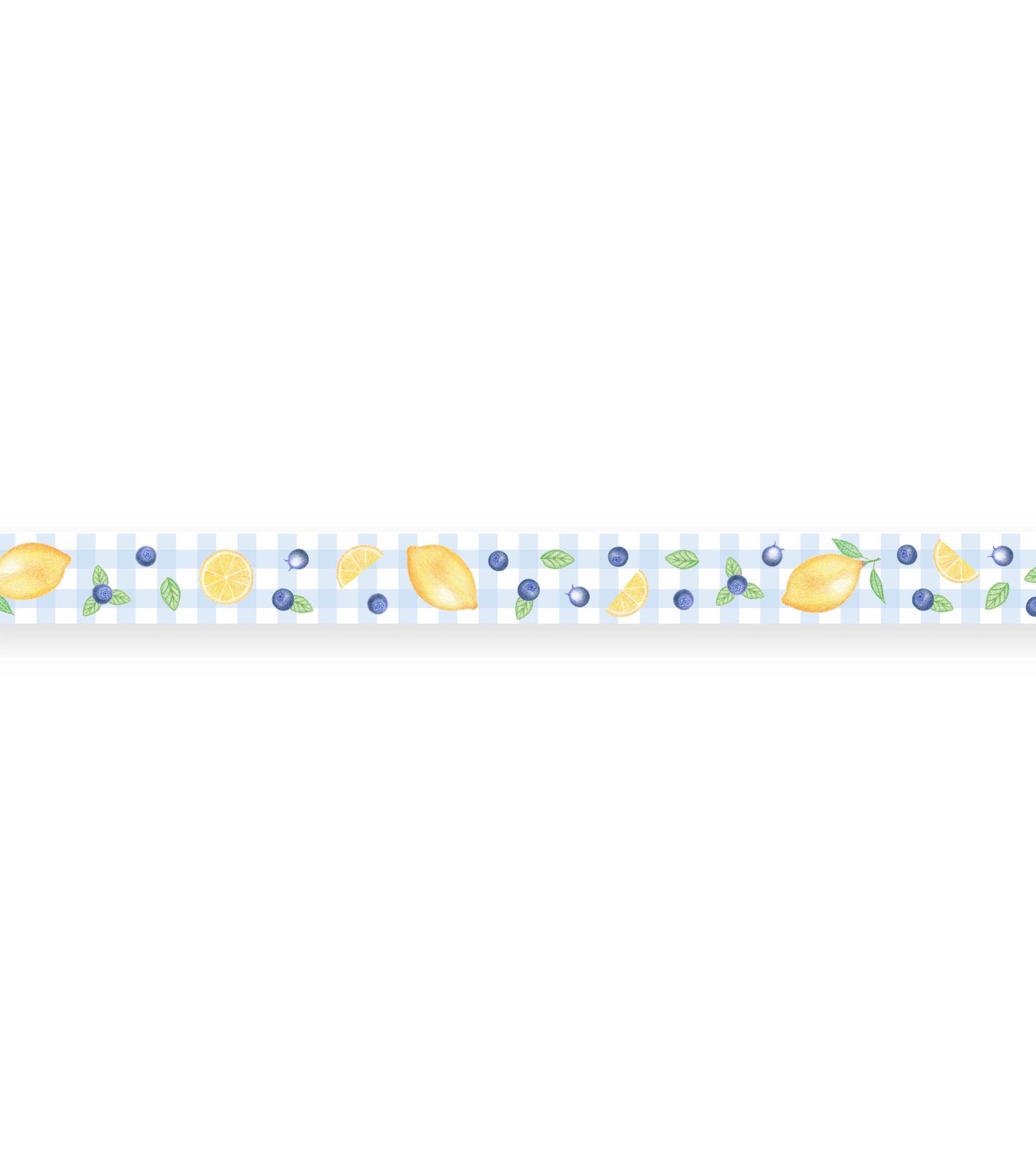 Washi Tape Lemons + Blueberries