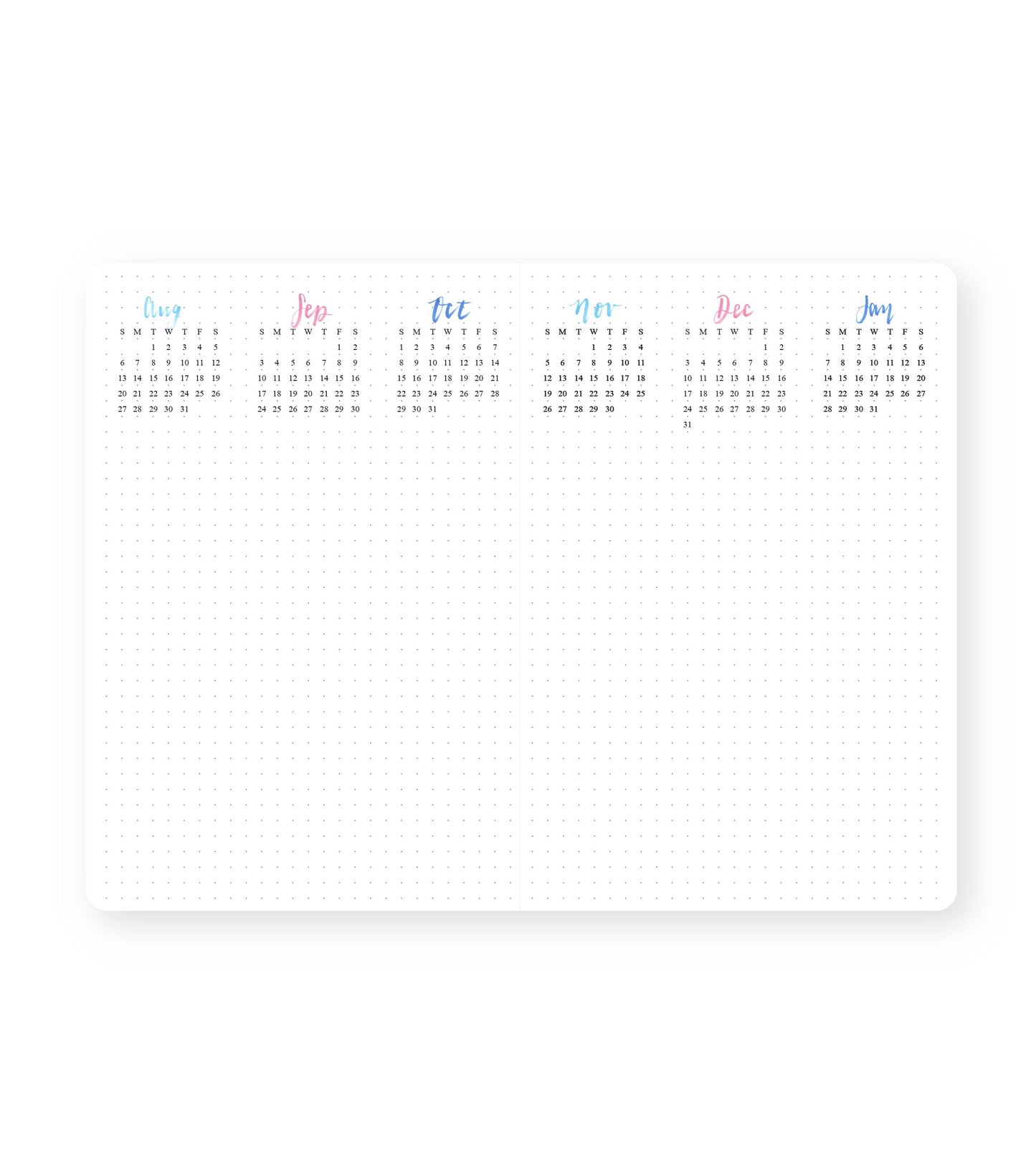 2024 Illustrated Planner Sky