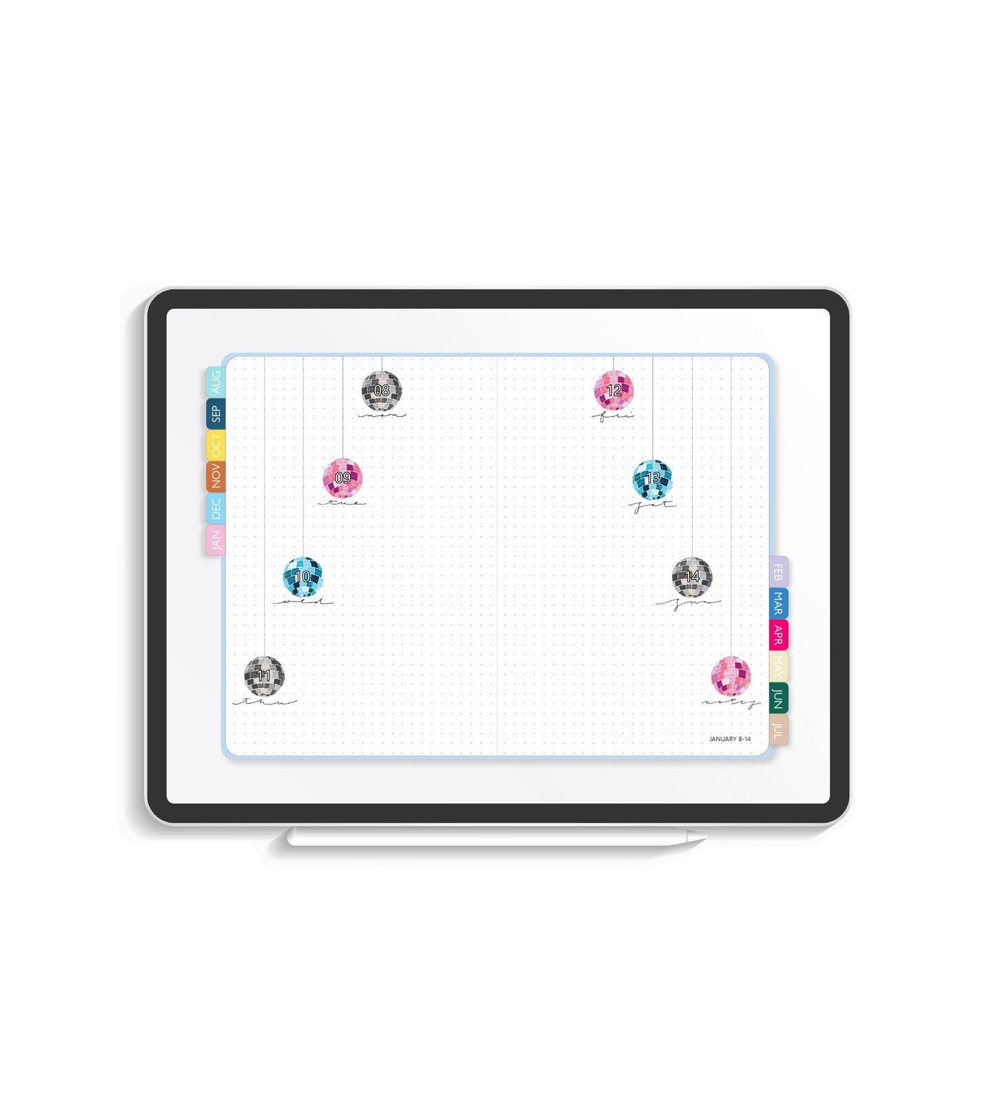 2024 Illustrated Digital Planner | Monthly & Weekly Volume IV