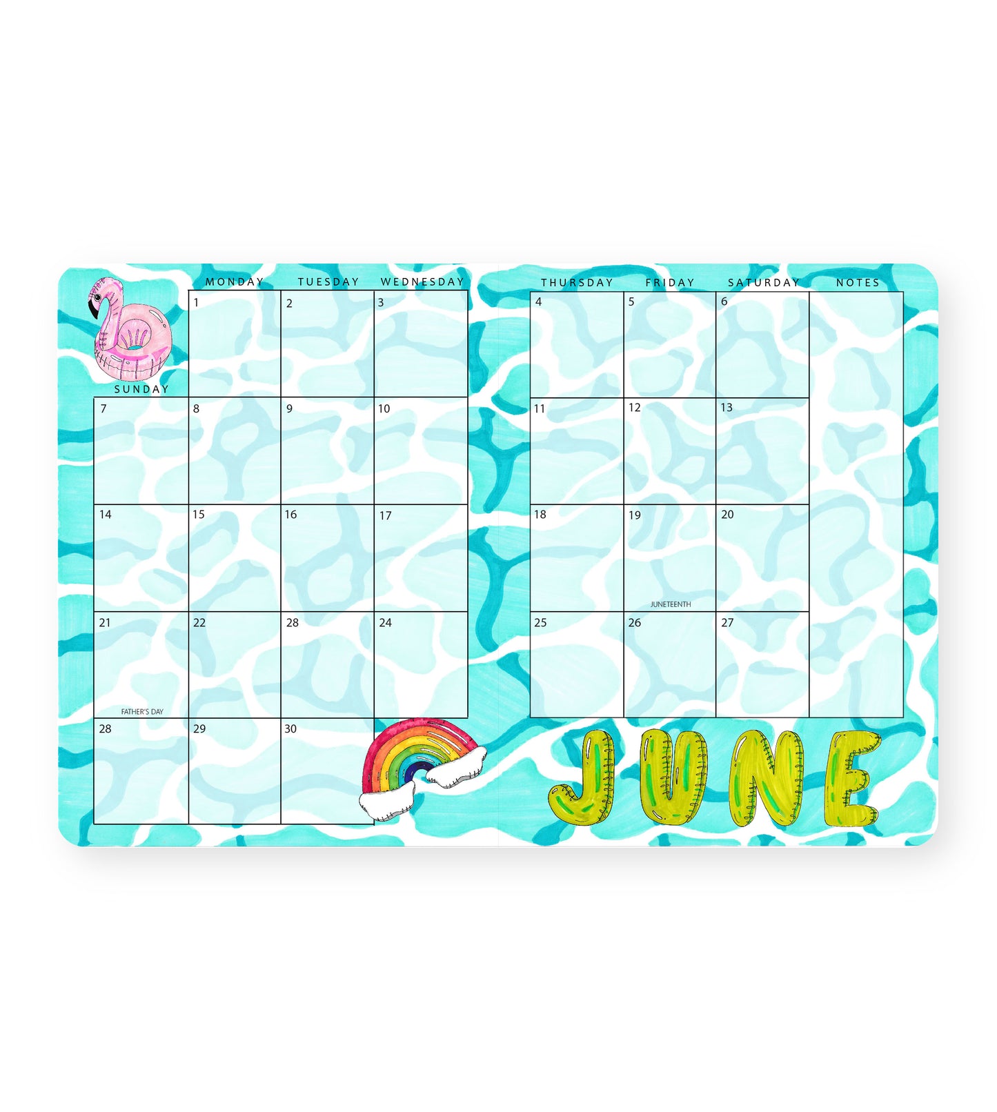 2026 Monthly Planner Strawberries