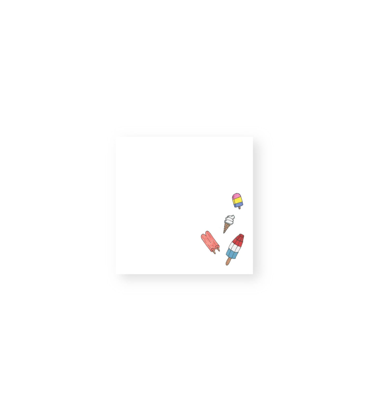 Popsicles Post-It Sticky Notes