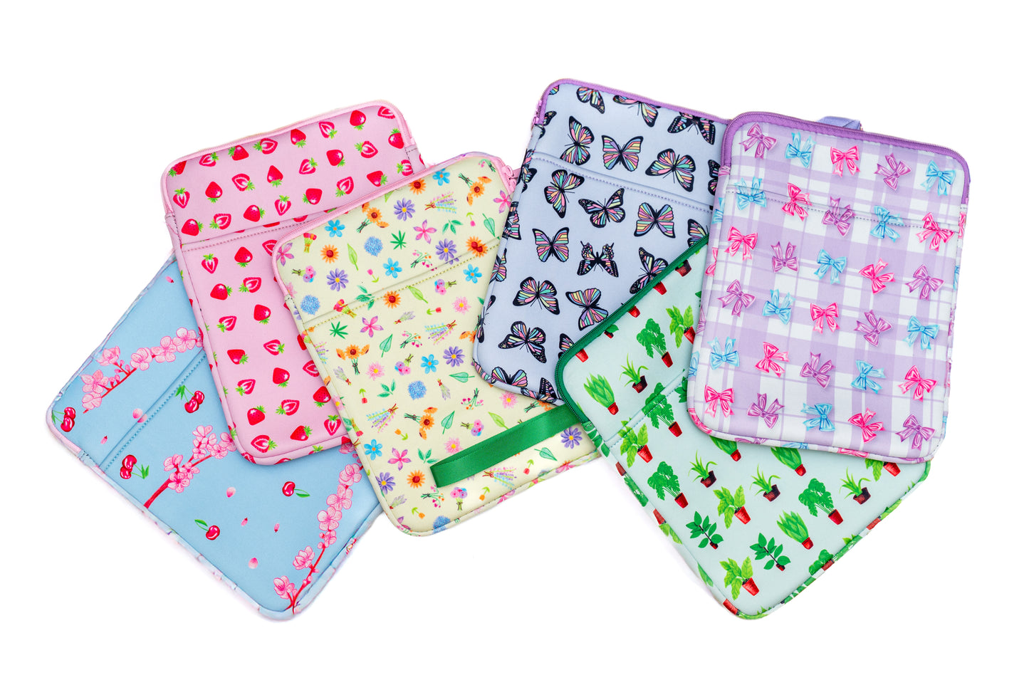 Book & Accessory Sleeve Strawberries