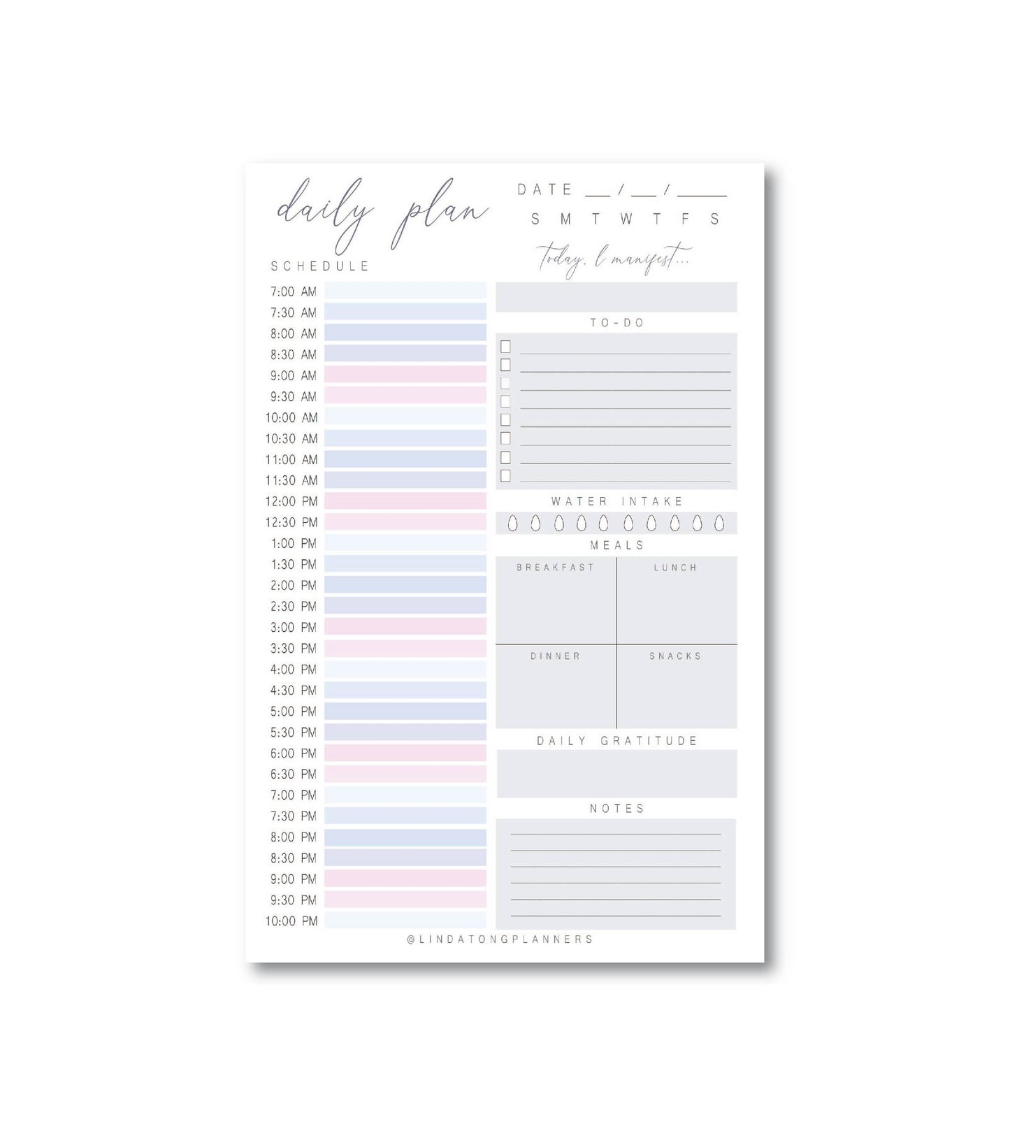 Baby Daily Planner Notepad