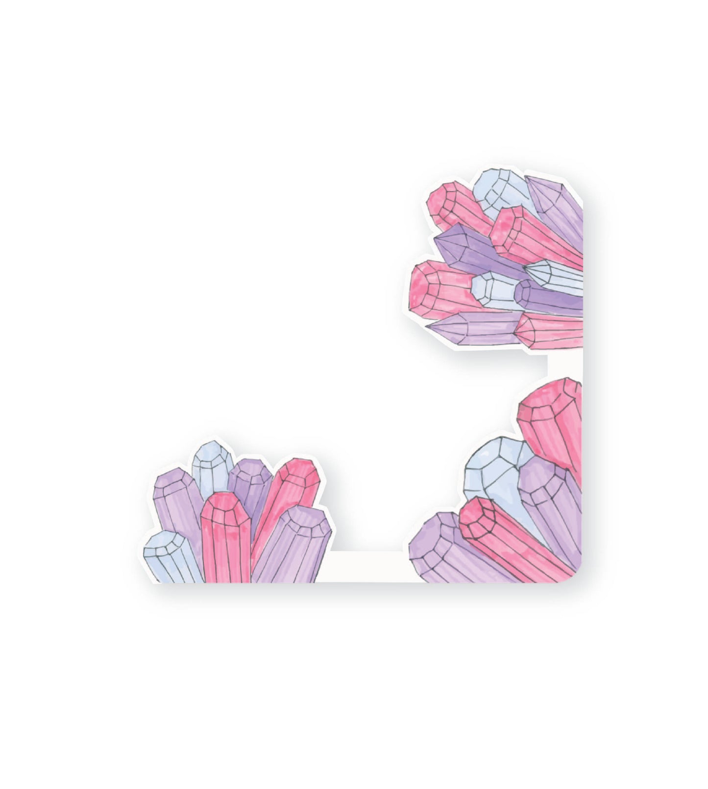 Crystals Sticker