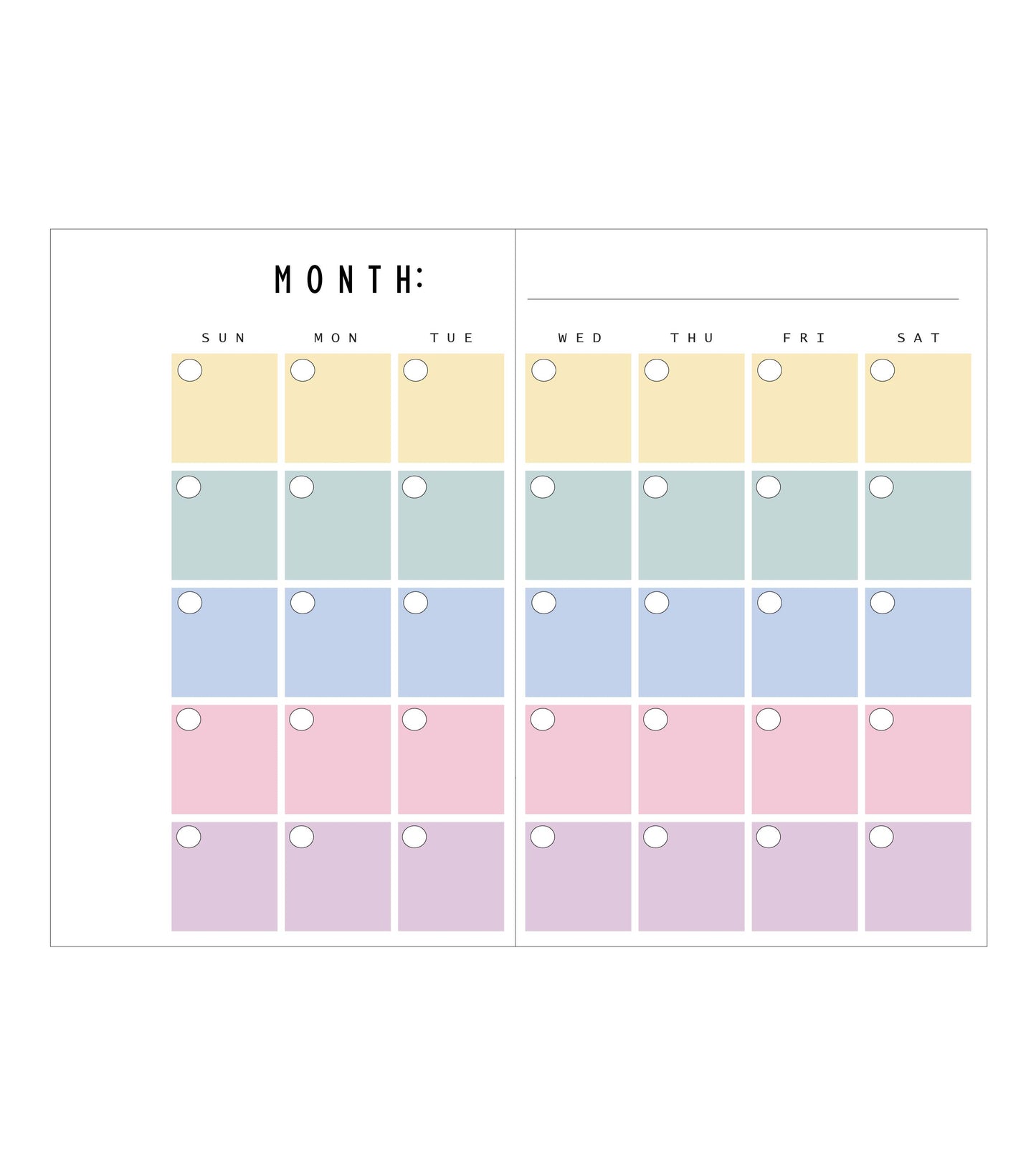 Exotic Fruit Undated Daily Planner