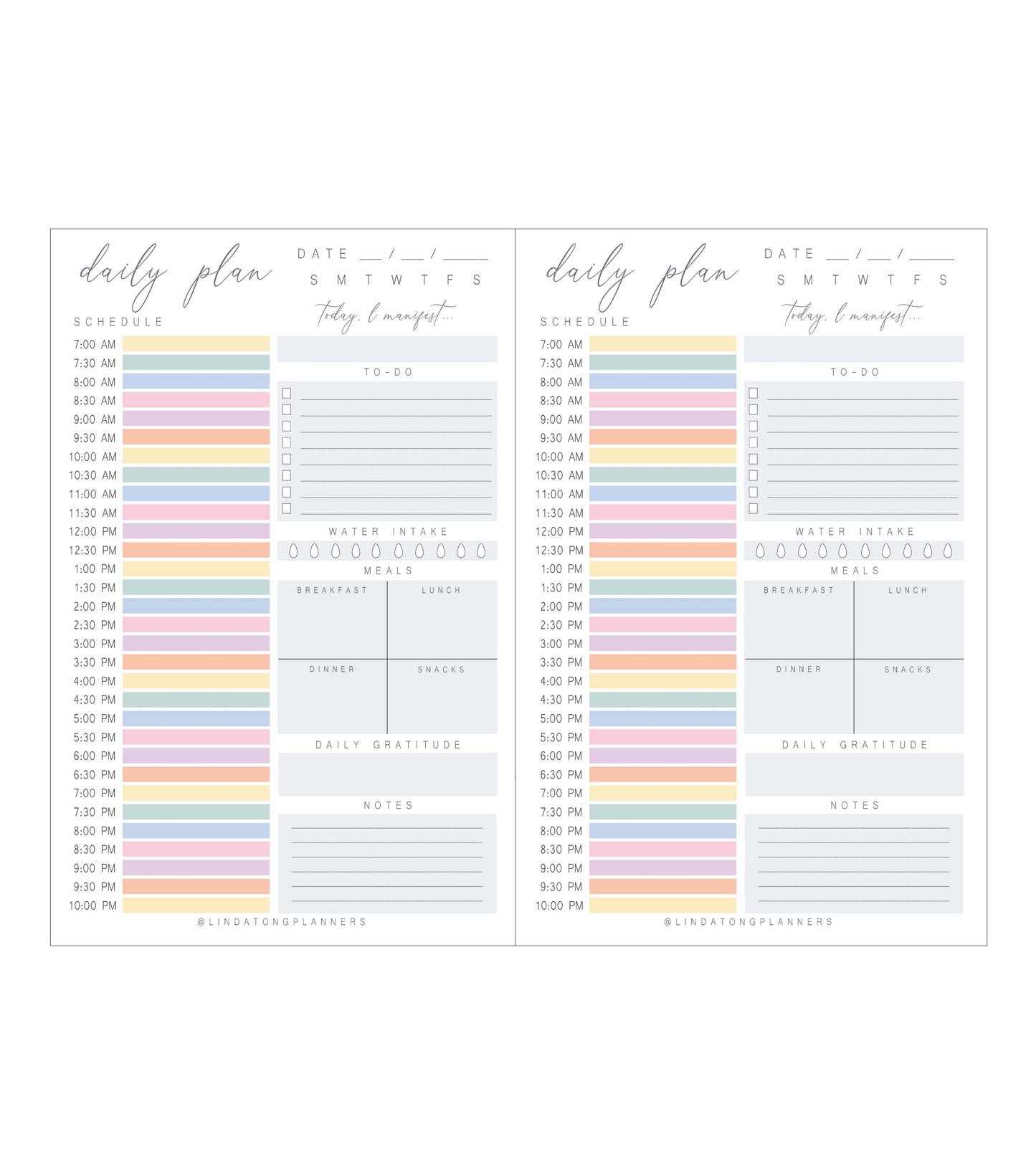 Exotic Fruit Undated Daily Planner