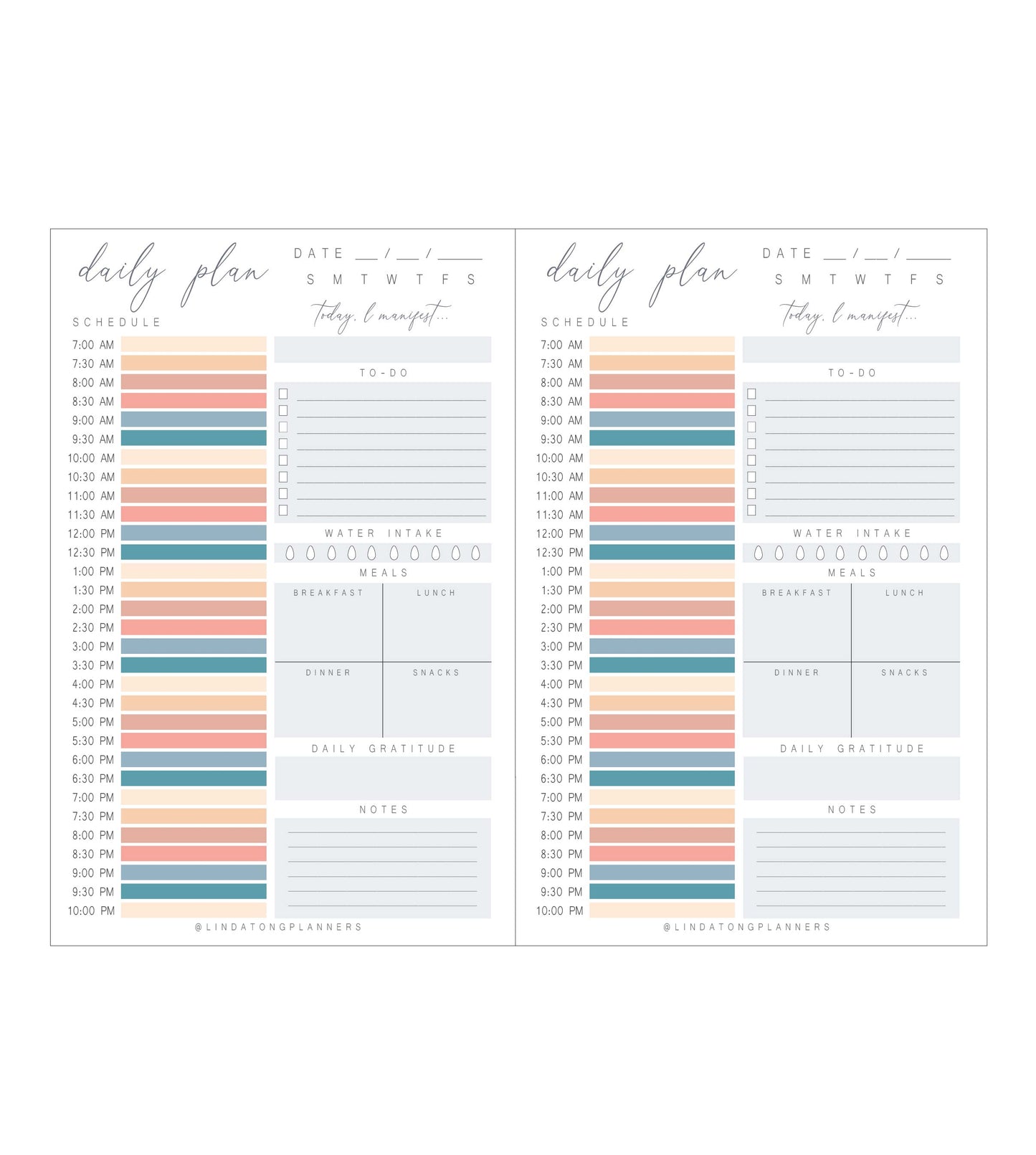Exotic Fruit Undated Daily Planner