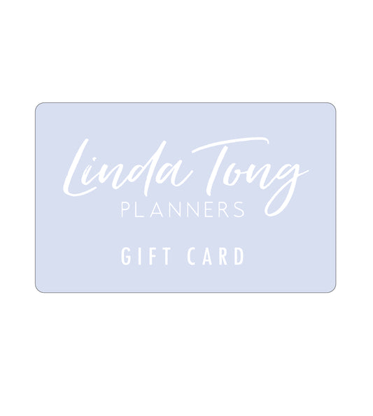 Linda Tong Planners Gift Card