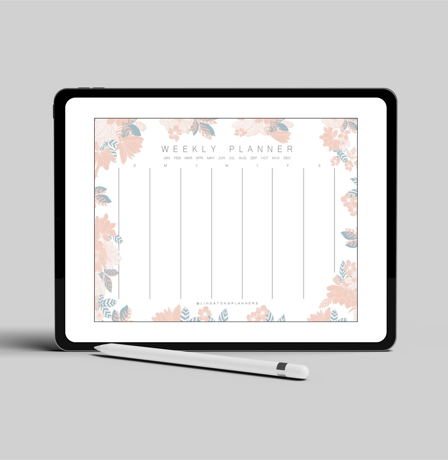 Digital/Printable Springtime Blossom Weekly Planner
