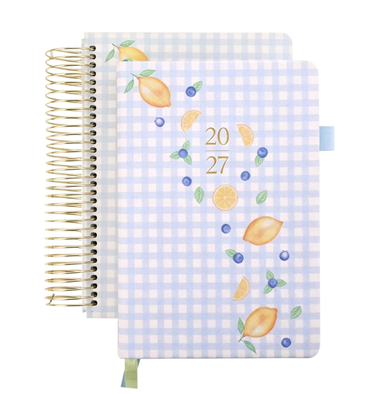 2027 Illustrated Planner Lemons + Blueberries PRE-ORDER