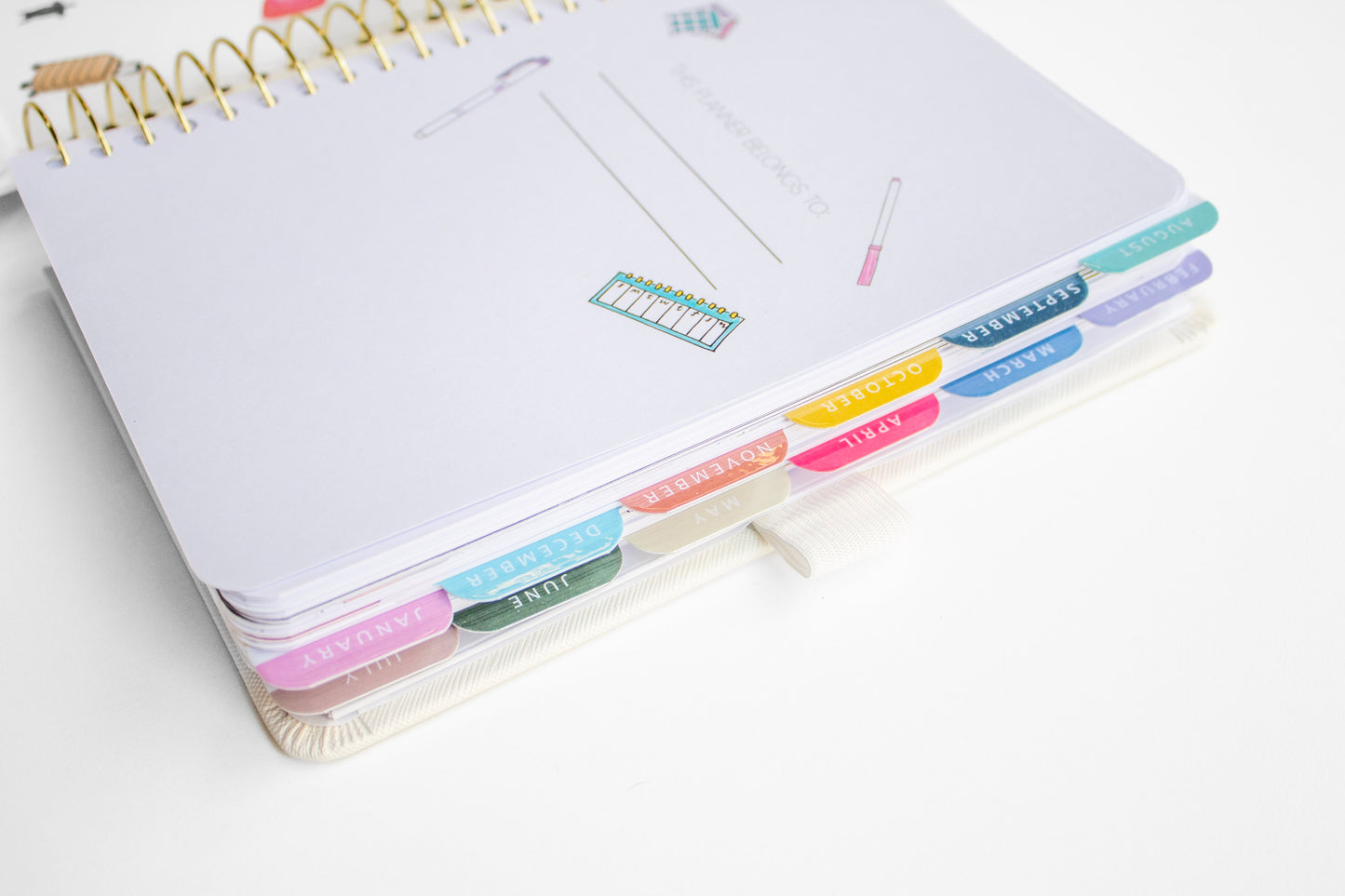2023-24 Personalized Illustrated Planner Pink