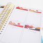 Personalized Illustrated Planner Turquoise