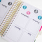 2024 Personalized Illustrated Planner Turquoise