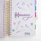 2024 Personalized Illustrated Planner Pink Daisy