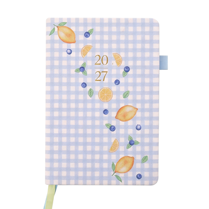 2027 Illustrated Planner Lemons + Blueberries PRE-ORDER