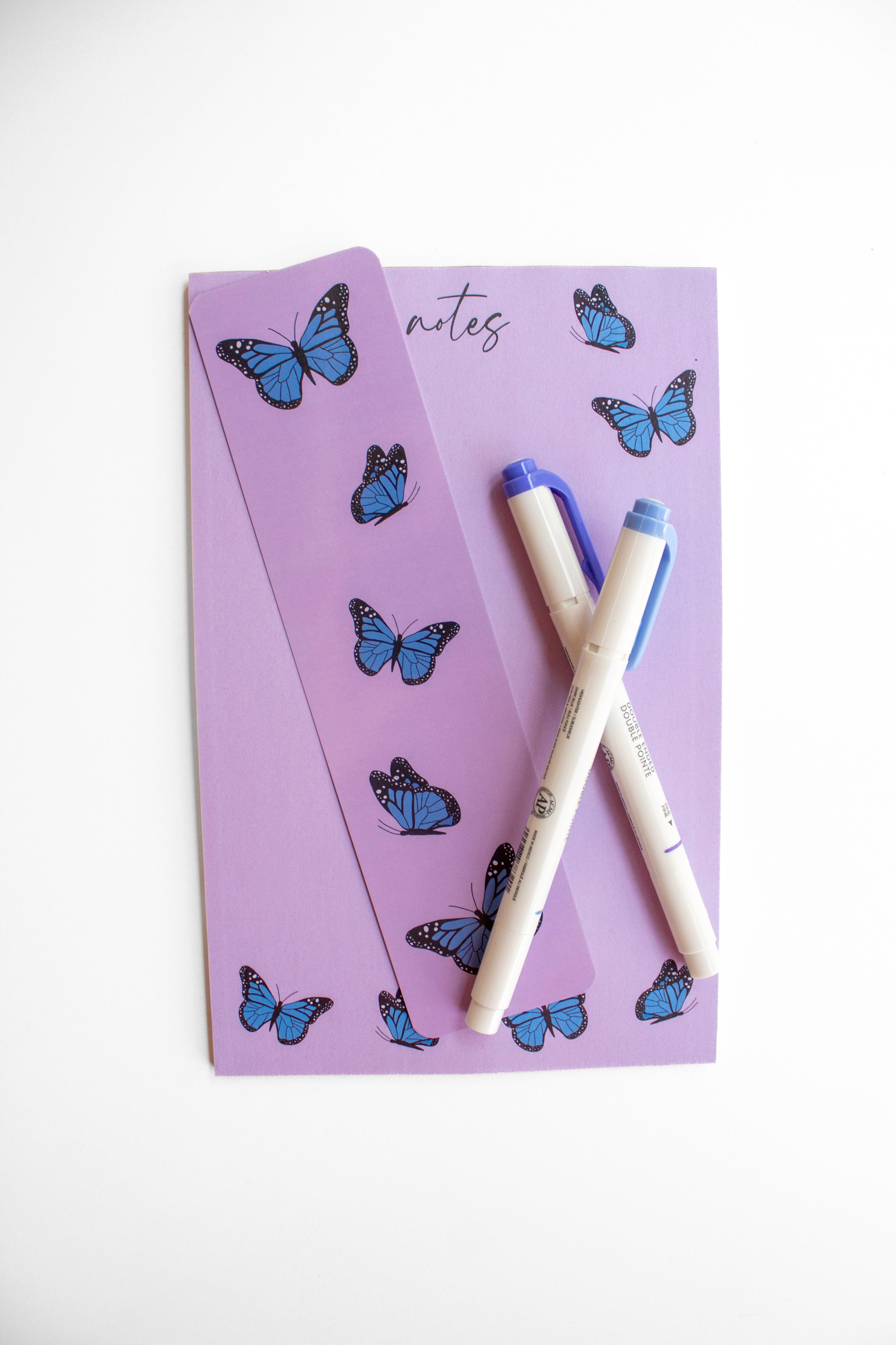 Butterflies Notepad#N# – Linda Tong Planners LLC