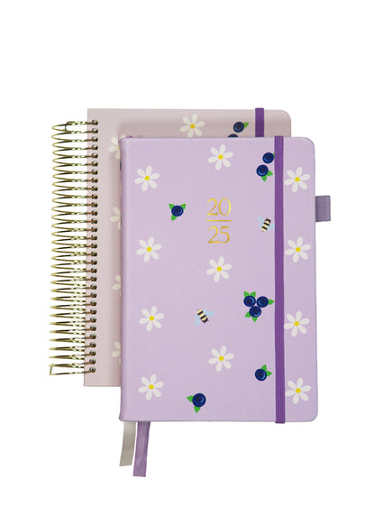 2025 Illustrated Planner Lilac Daisy