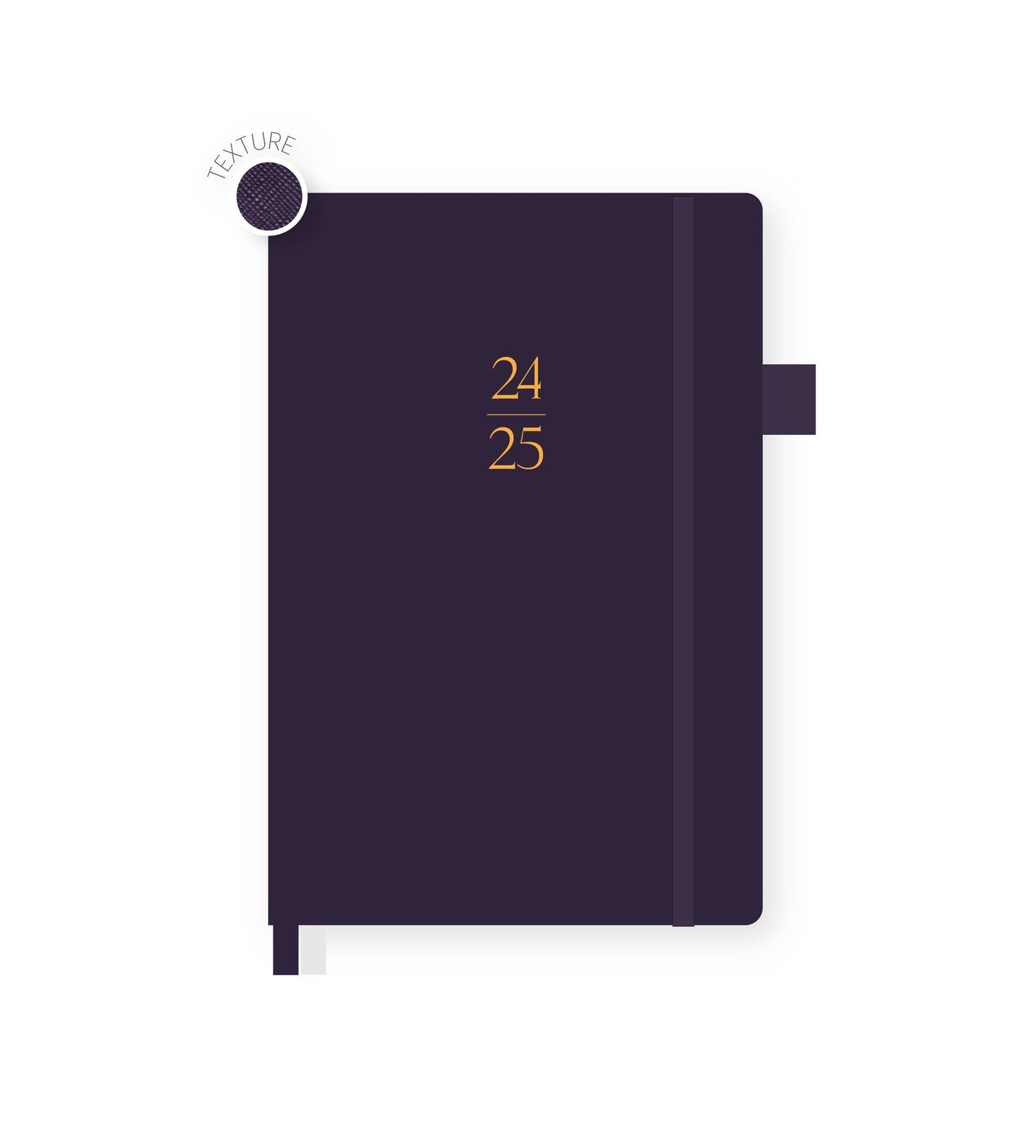 2024-25 Personalized Illustrated Planner Aubergine