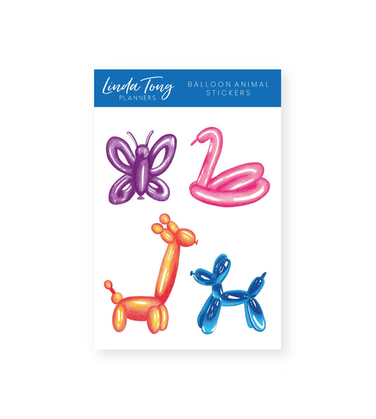 Balloon Animals Sticker Sheet
