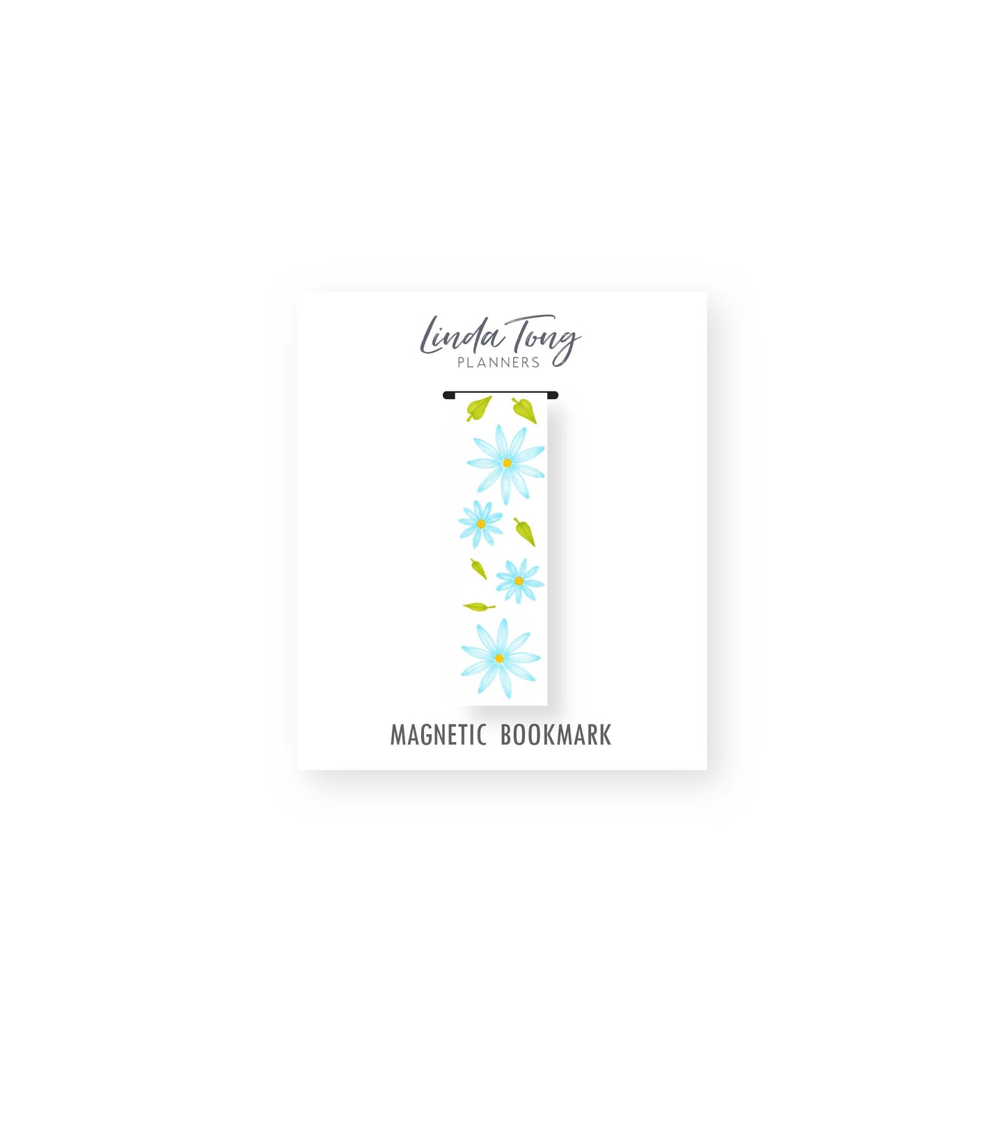Blue Daisy Magnetic Bookmark