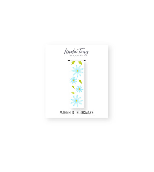 Blue Daisy Magnetic Bookmark