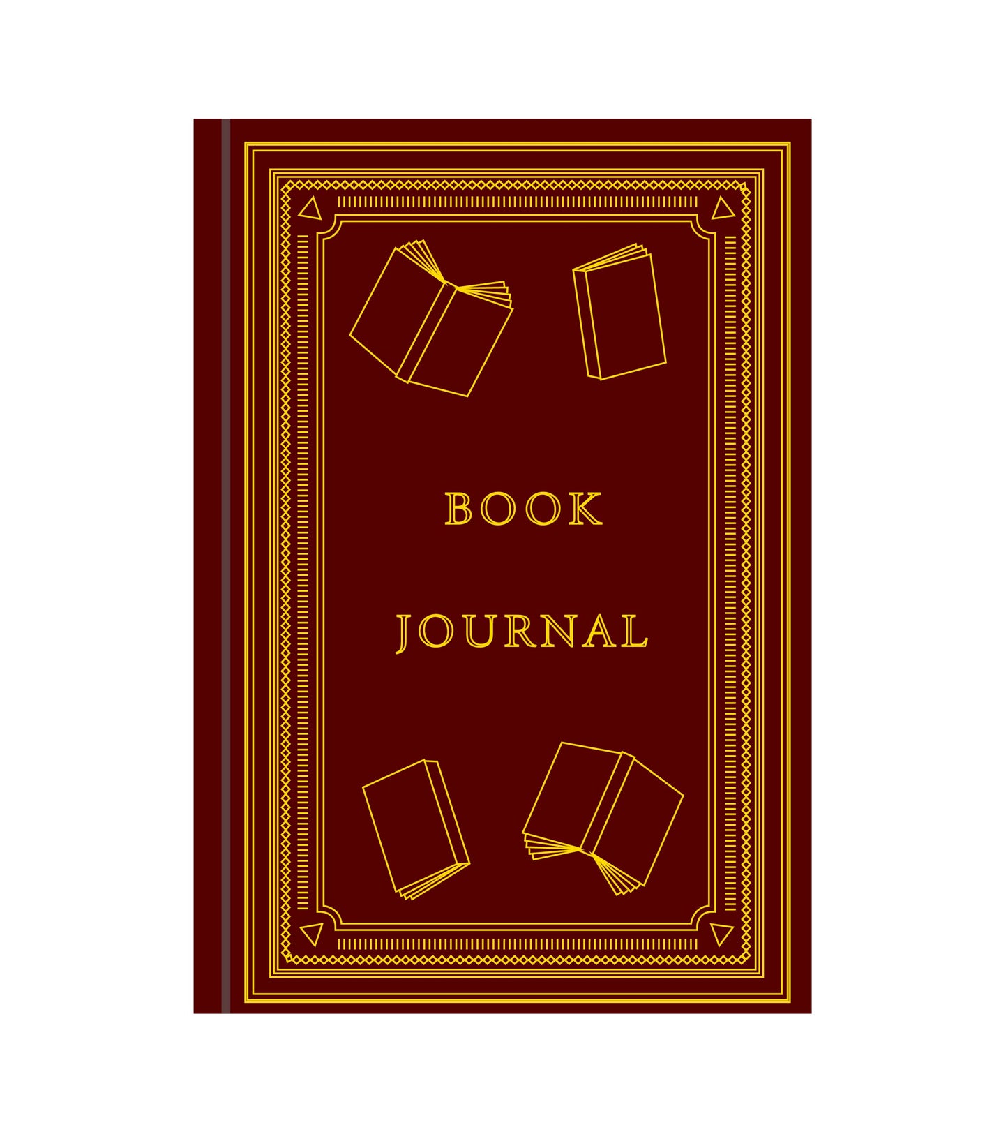 Book/Reading Journal Burgundy (PRE-ORDER: ships in June)