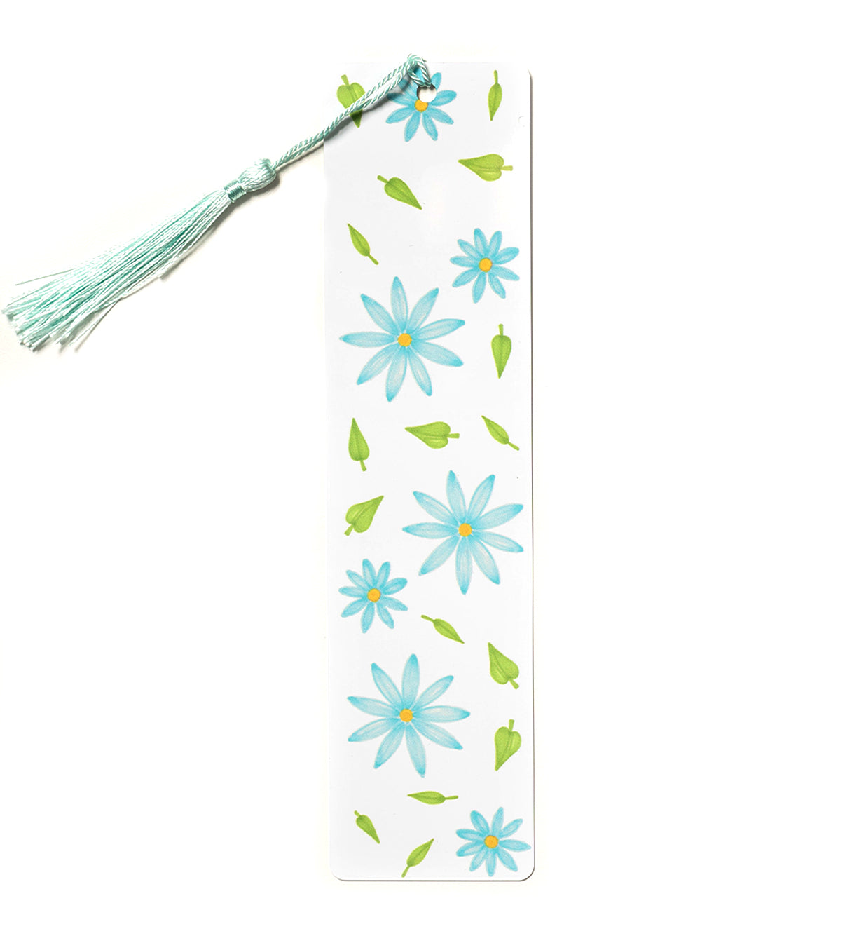 Blue Daisy Metal Bookmark