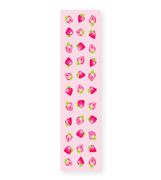 Strawberries Faux Leather Bookmark PRE-ORDER