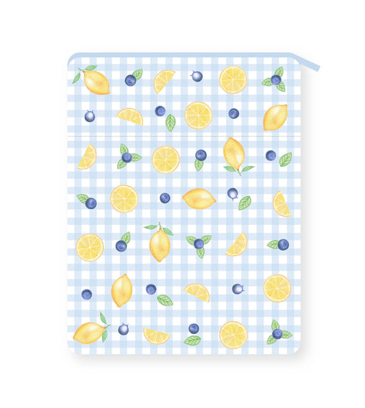Book & Accessory Sleeve Lemons + Blueberries PRE-ORDER