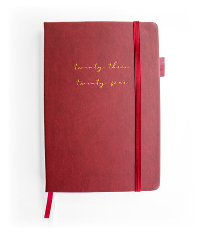 2023-24 Personalized Illustrated Planner Burgundy
