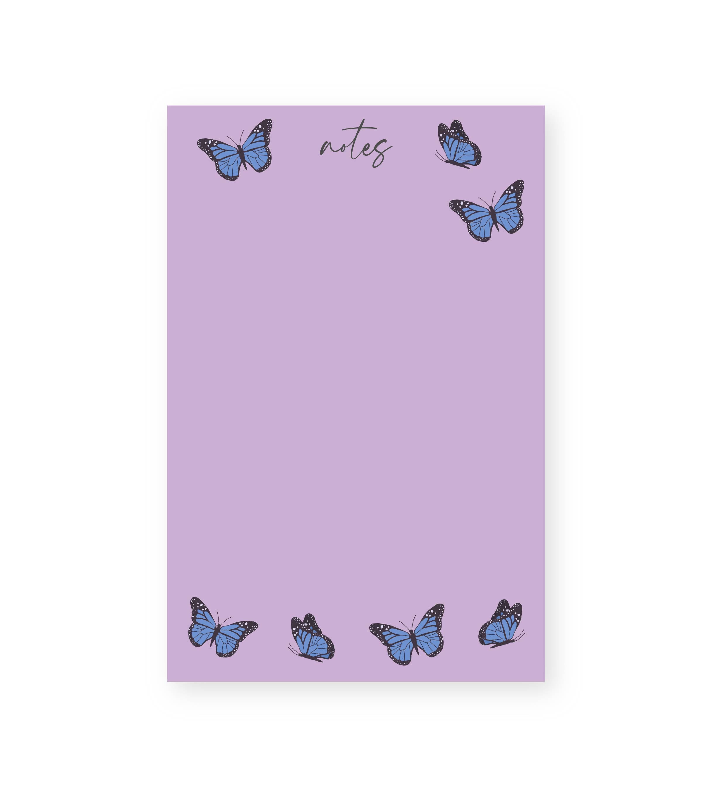 Butterflies Notepad – Linda Tong Planners LLC