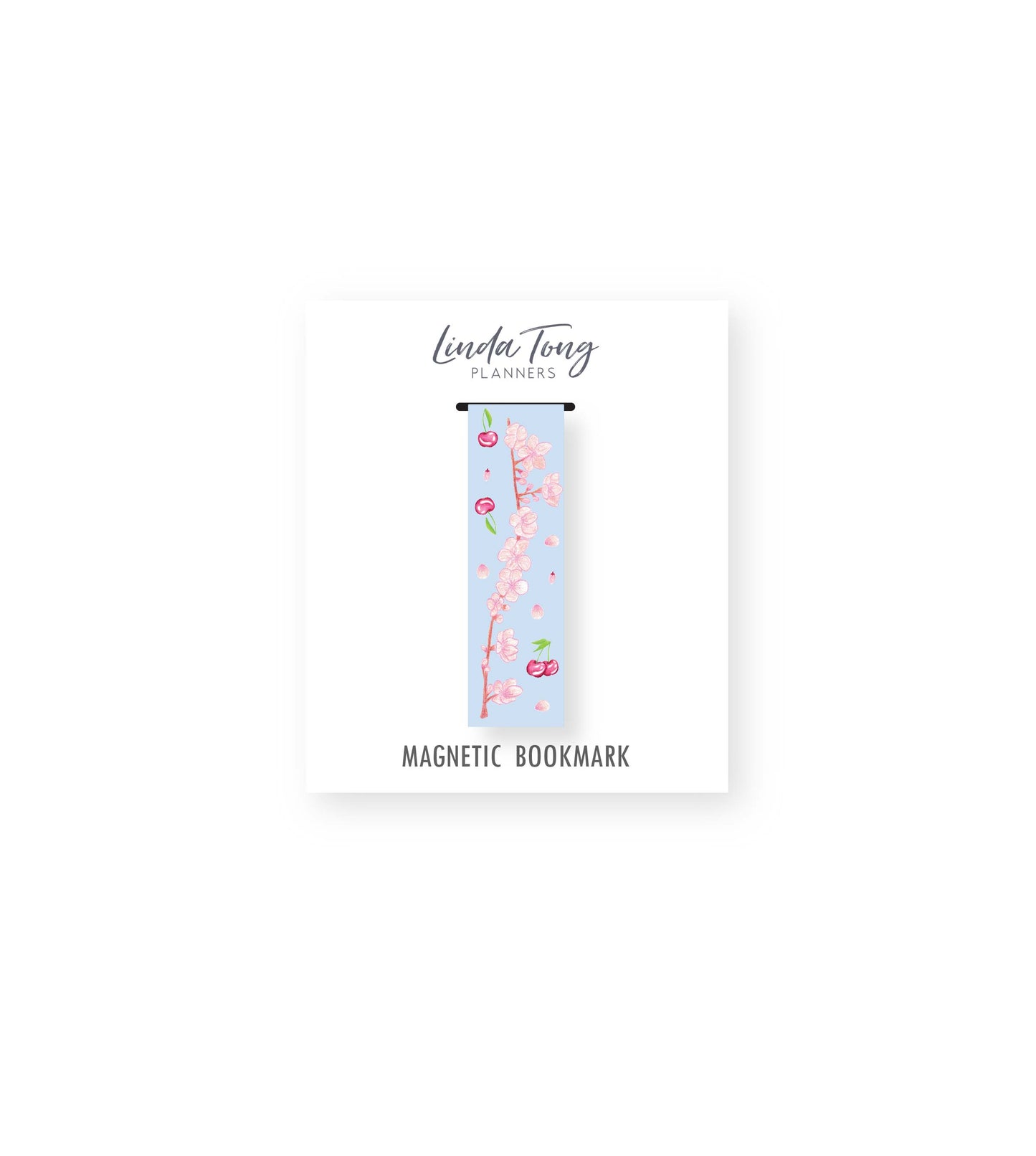 Cherry Blossoms Magnetic Bookmark
