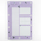 Lilac Daisy Daily Notepad