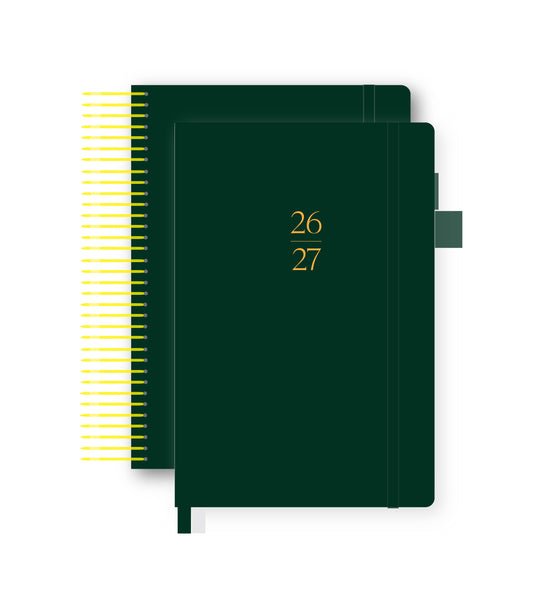 2026-27 Illustrated Planner Forest Green PRE-ORDER