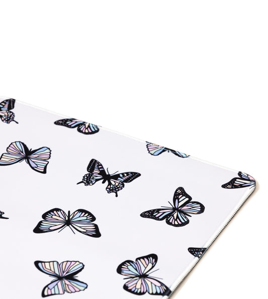 Desk Mat Pastel Butterflies