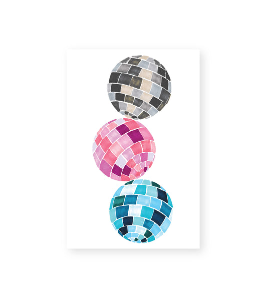 Disco Balls Art Print