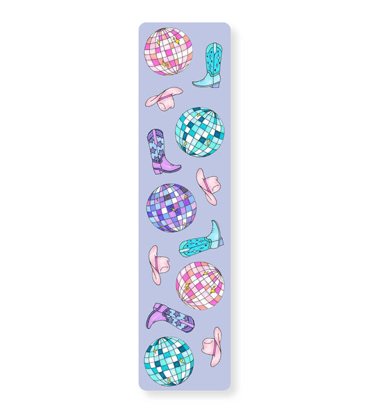 Disco Cowgirl Metal Bookmark