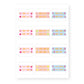 Monthly Tab Sticker Sheets