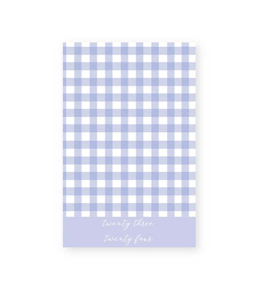 2023-24 Monthly Planner Gingham