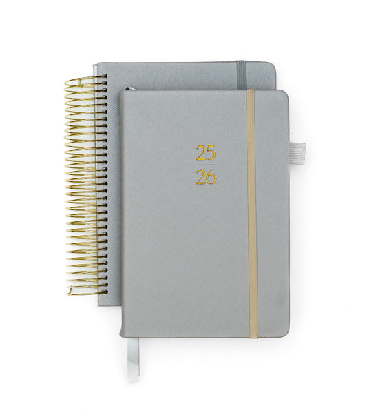 2025-26 Illustrated Planner Light Gray