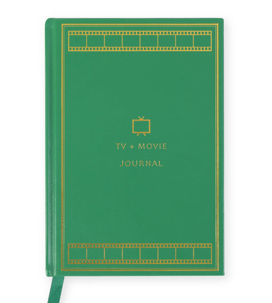 TV + Movie Journal Green