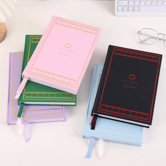 TV + Movie Journal Pink