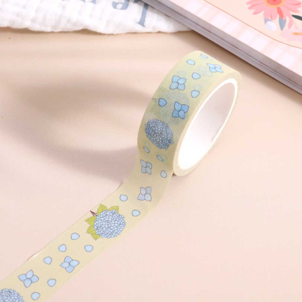 Washi Tape Hydrangeas