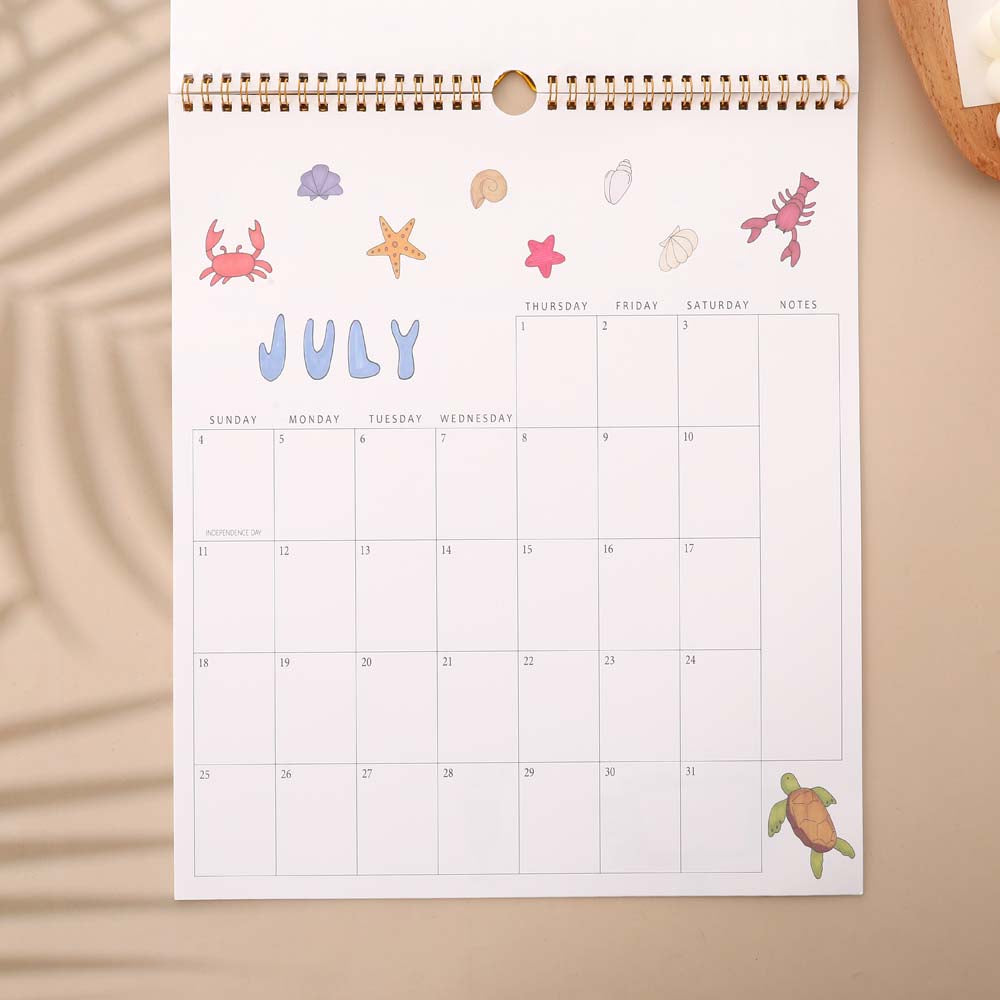 2027 Illustrated Wall Calendar PRE-ORDER