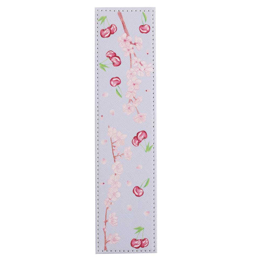 Cherry Blossom Faux Leather Bookmark PRE-ORDER