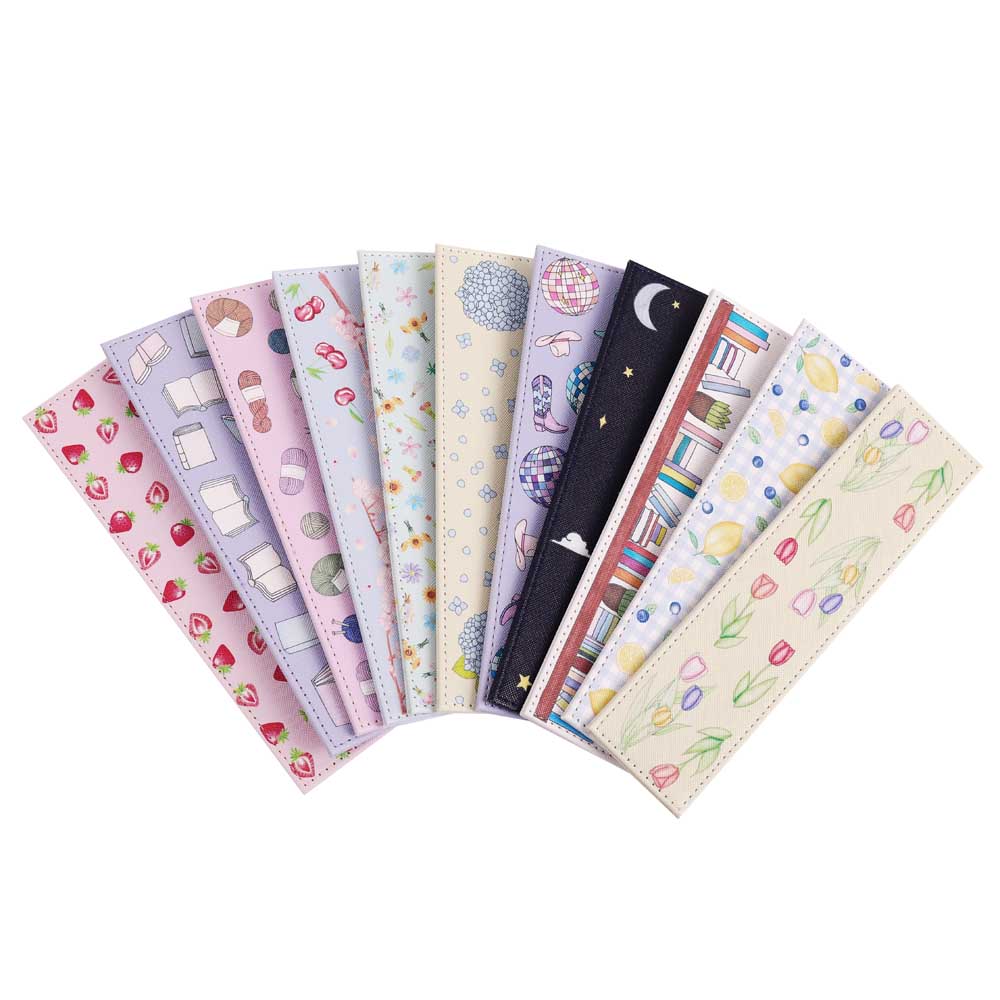 Disco Cowgirl Leather Bookmark