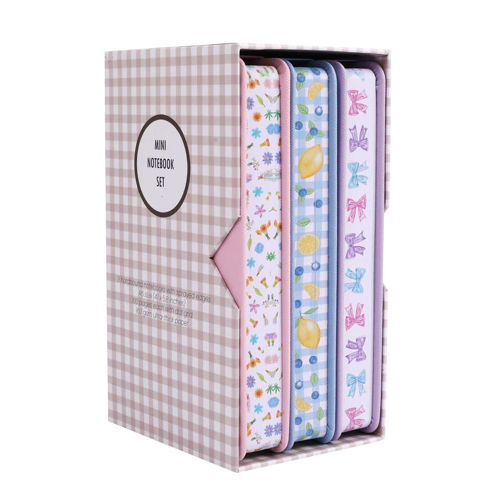 Sprayed Edge Notebook Set